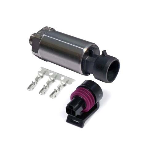 Haltech Inputs and CAN Expansion, Map Sensors, 250 PSI Motorsport Fuel/Oil/Wastegate Pressure Sensor (Stainless Steel Diaphragm) Thread: 1/8 NPT, Kit
