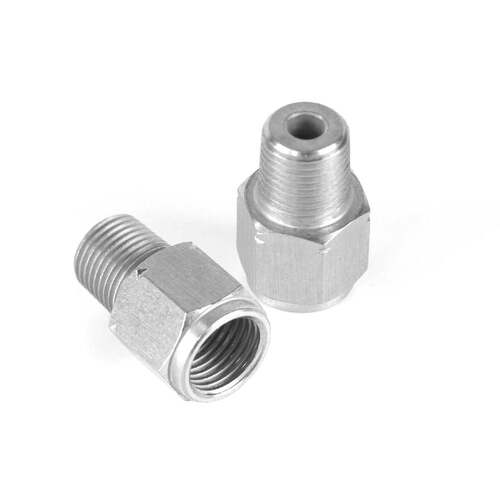 Haltech Inputs and CAN Expansion Products, Pressure Sensors, M10 x 1.0 to 1/8 BSPT Adaptor Thread: M10 x 1.0 Female to 1/8BSPT Male, Each