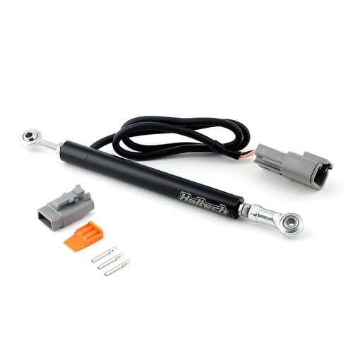Haltech Inputs and CAN Expansion, Position Sensors, Linear Position Sensor - 1/2" - 50mm Travel Length: Between Mounting Holes (Closed) 167mm, Kit