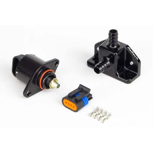 Haltech Outputs and Ignition Systems, Idle Control, Idle Air Control Kit - Billet 2 Port Housing With 2 Screw Style Motor Diameter: 10mm (3/8"), Kit