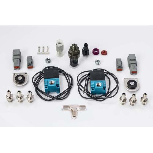 Haltech Outputs and Ignition Systems, Boost Control, CO2 Boost Control Dual Solenoid & Pressure Sensor Kit Thread: 1/8 NPT, Kit