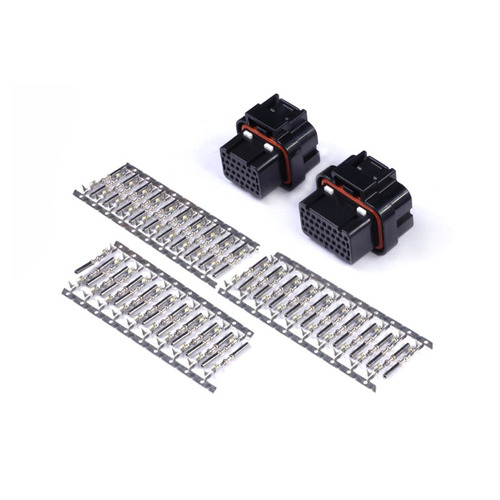 Haltech Wiring and Connectivity Accessories, ECU Plugs and Pins, Plug and Pins Only - AMP 26 & 34 Pin 4 Row 3 Keyway Superseal Connector Set, Kit