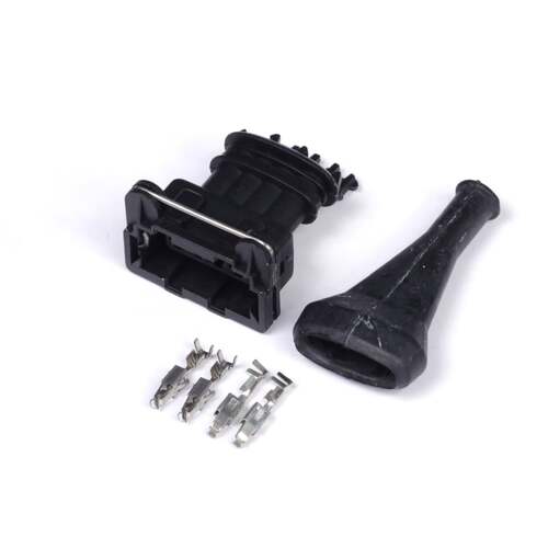 Haltech Inputs and CAN Expansion Products, Pickups/Triggers, Plug and Pins Only - Bosch 4 Pin Junior Timer Female Connector, Each