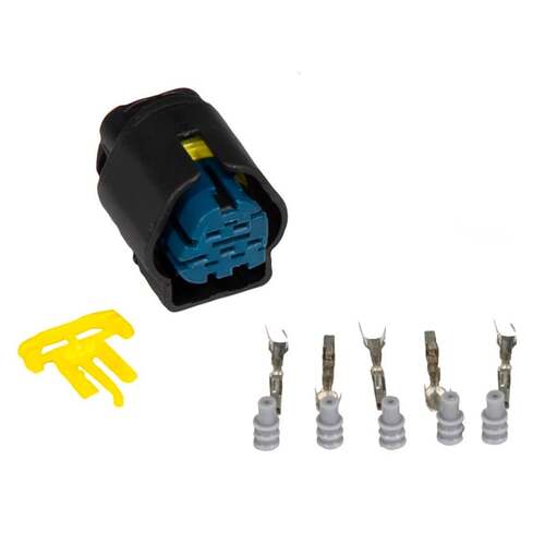 Haltech Wiring and Connectivity, Engine and Sensor Plugs and Pins, Plug and Pins Only - Suits Bosch 145psi Fluid Pressure and Temperature Sensor, Each
