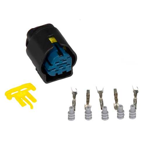 Haltech Wiring and Connectivity, Engine and Sensor Plugs and Pins, Plug and Pins Only - Suits Bosch 145psi Fluid Pressure and Temperature Sensor, Each