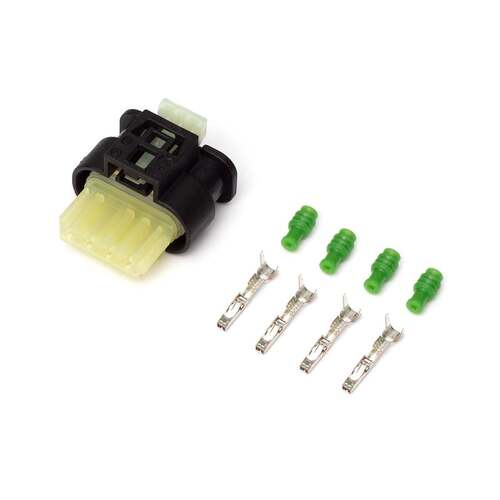 Haltech Wiring and Connectivity, Engine and Sensor Plugs and Pins, Plug and Pins Only - Bosch 4000psi Fluid Pressure and Temperature Sensor, Each