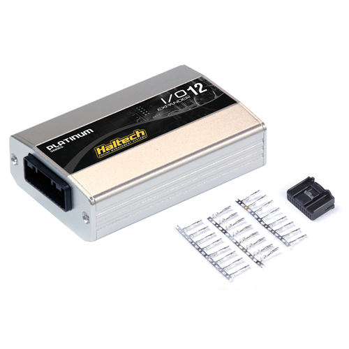 Haltech Inputs and CAN Expansion Products, I/O Expander Boxes, I/O 12 Expander - 12 Channel with Plug & Pins Kit (CAN ID - Box A), Kit