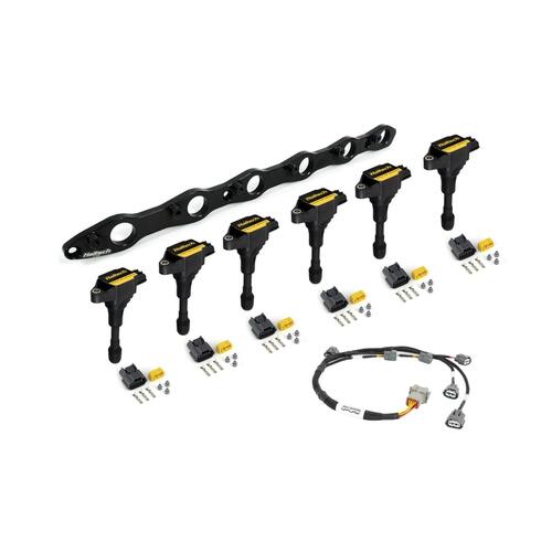 Haltech R35 Coil Bracket Kit for Nissan RB Includes Bracket , Coils, Connectors and Harness