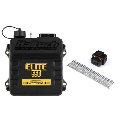 Haltech ECU + Universal Wiring Kits, Elite 550, Elite 550 ECU + Plug and Pin Set, Kit