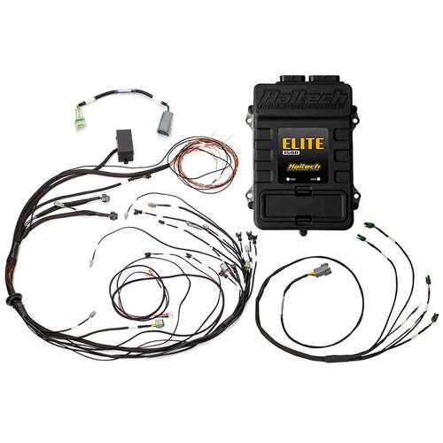 Haltech Elite 1500 ECU + Mazda 13B S4/5 CAS with IGN-1A Ignition Terminated Harness Kit Injector Connector: Bosch EV1, Kit