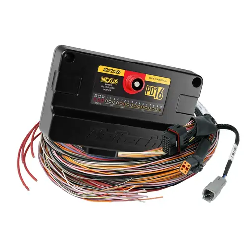 Haltech Inputs and CAN Expansion Products, Power Management, PD16 PDM + Flying Lead Harness (5M), Kit