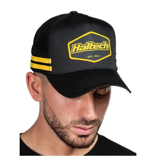 Haltech Merchandise, Snap Back Striped Trucker Size: One size fits all.