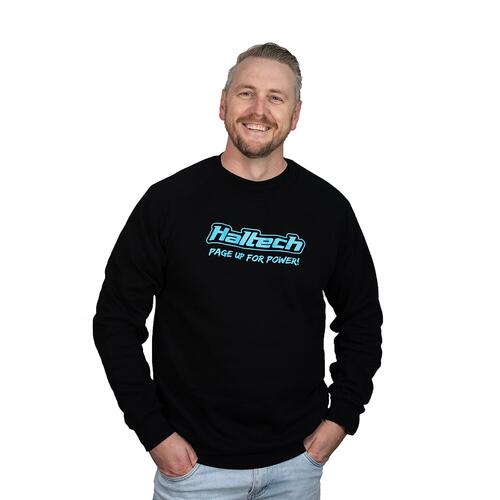 Haltech Merchandise Classic Crew Neck - Blue Size: Medium