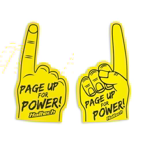Haltech Merchandise Page Up for Power Foam Finger Size: One Size Fits All Fingers