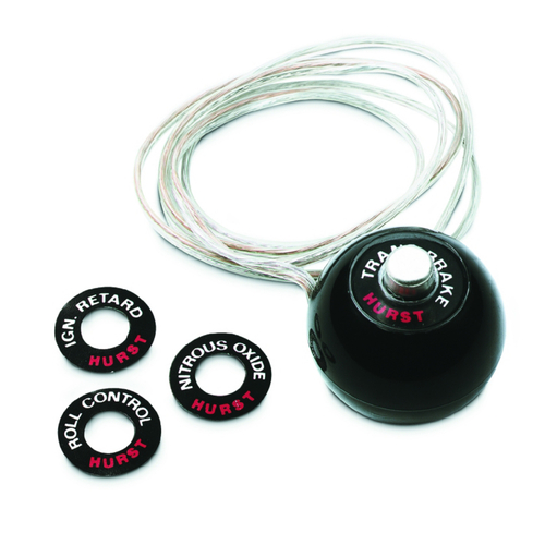 Hurst Packaging-Accessories, Knob, W/12V Swtch(Black)7/16-20