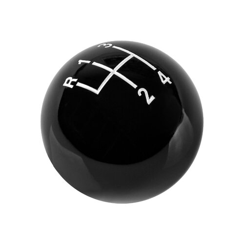 Hurst Packaging-Accessories, Classic 4-Spd Knob 3/8-16(Blk)