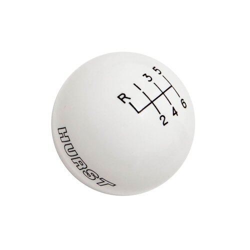 Hurst Packaging-Accessories, Classic 6-Spd Knob 12Mmx1.25 Wht