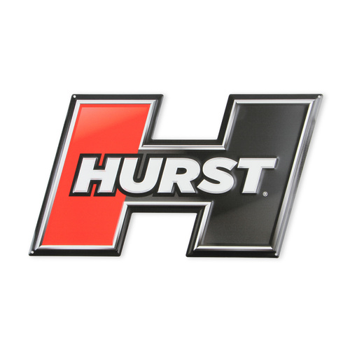 Hurst Metal Sign, Hurst Metal Sign, 13.5" x 9.25"