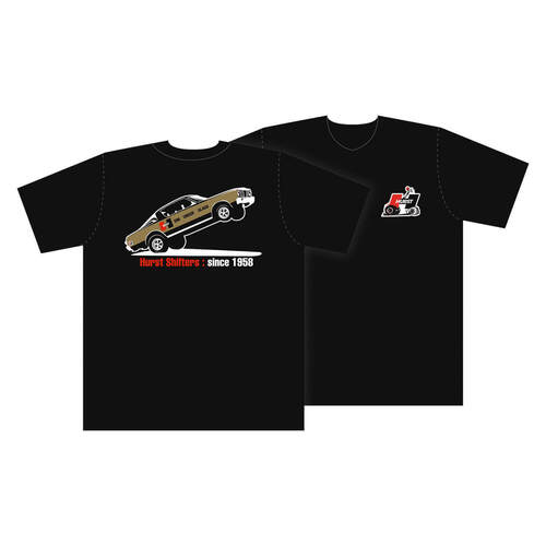 Hurst Hemi T-Shirt, Black, Cotton, Men's