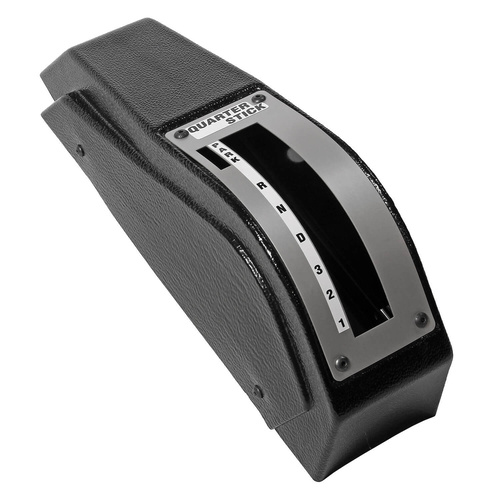 Hurst Shifter Cover, Plastic, Black, Quarter Stick, Each