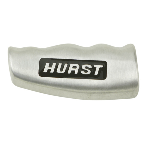 Hurst Shift Knob, T-Handle, Aluminium, Brushed, Logo, Automatic, Manual Transmission, Each