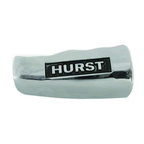 Hurst Shift Knob, T-Handle, Aluminium, Chrome, Logo, Automatic, Manual Transmission, Each