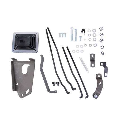 Hurst Shifter Installation Kit, Mastershift, 3-Speed, For Ford, F-100, F-150, F-250, F-350, Pickup, Kit