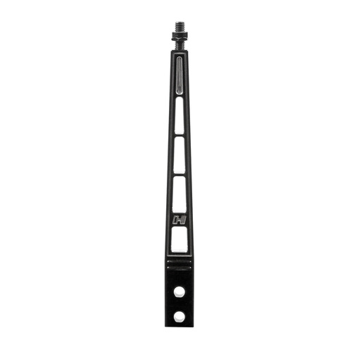Hurst Shifter Stick, Billet Aluminium, 10.00 Inch, Straight, Black Anodised, Each