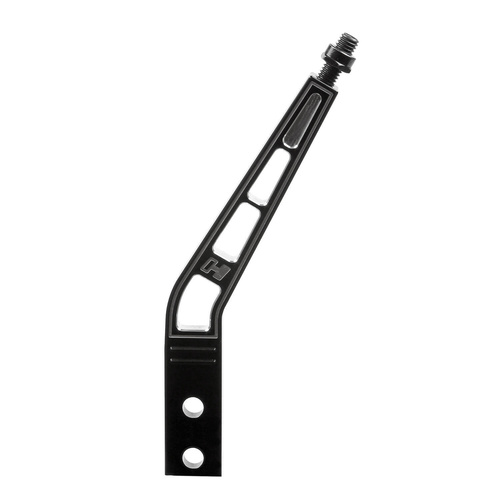 Hurst Shifter Stick, Billet Aluminium, 8.00 Inch, Lay Back, Black Anodised, Each