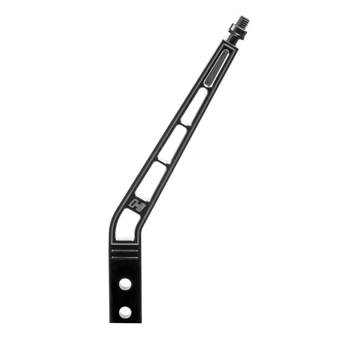 Hurst Shifter Stick, Lay Back Type, Aluminium, Black Anodised, 10 in. Length, Manual, Each