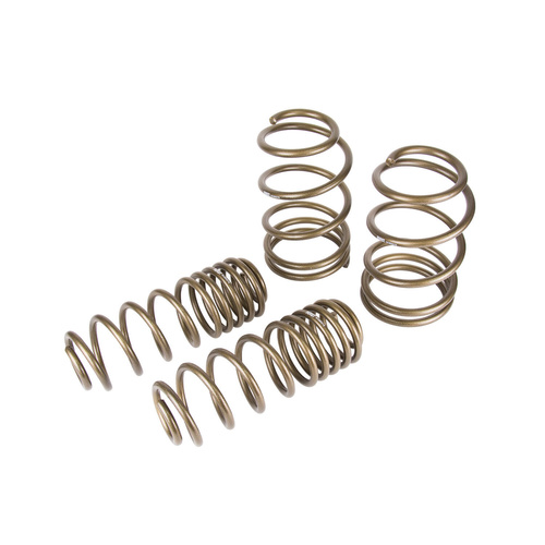 Hurst Coil Springs, Stage 1, Lowering, Front and Rear, Gold Powdercoated, For Ford, Kit