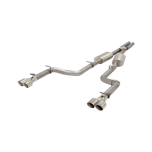 Hurst Exhaust System, Series, Cat-back, 3 in. Tubing Dia., 2015-2016 For Dodge Challenger R/T with the 5.7L Hemi engine., Stainless Steel, Kit