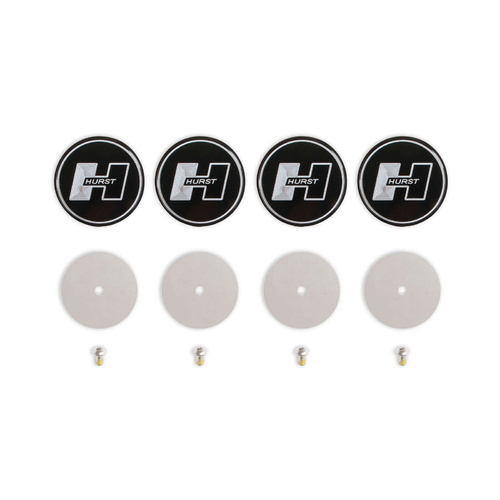 Hurst Wheel Center Cap, Camaro, Logo, Stock Aluminium Wheels, Set of 4