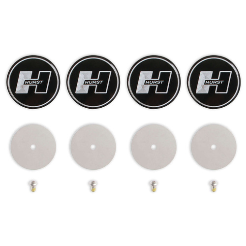 Hurst Wheel Center Cap, Challenger, Logo, Stock Aluminium Wheels, Set of 4