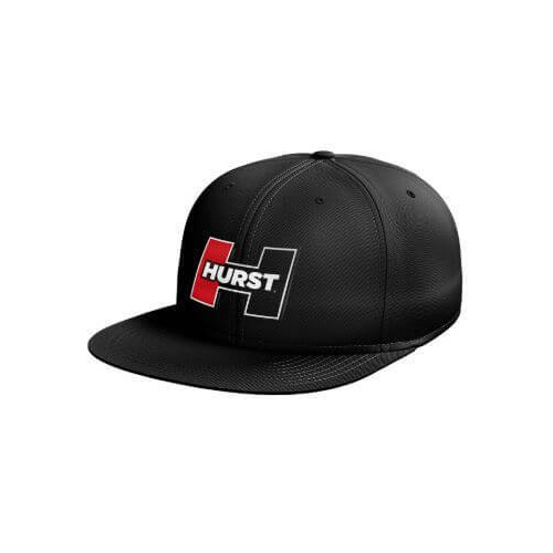 Hurst Hat, Logo, Snap Back, Black, One Size, Each