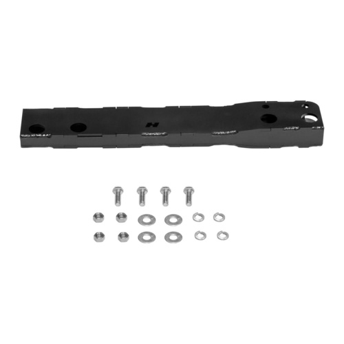 Hurst Transmission Crossmember Adapter, Steel, Black Powdercoated, Tremec Magnum, For Buick, For Chevrolet, For GMC, For Oldsmobile, For Pontiac, RWD,