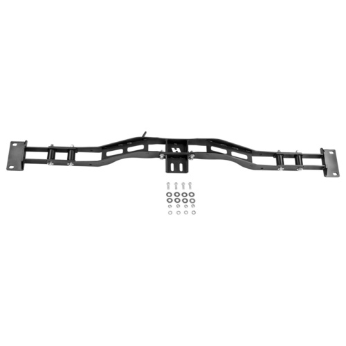 Hurst Transmission Crossmember, Steel, Black Powdercoated, For Buick, For Chevrolet, For GMC, For Oldsmobile, For Pontiac, RWD, Each