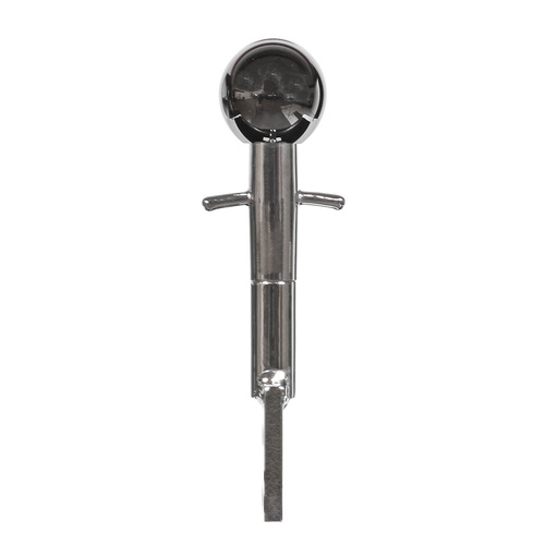 Hurst Shifter Stick, Billet Aluminium, 7.00 Inch, Straight, Chrome, Chrome Knob, For Chevrolet, Corvette, Each