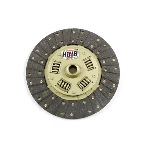 Hays Clutch Disc, Organic, 1 in. Diameter Shaft, 23-Spline, 10.5 in. Diameter Disc, For Dodge, For Plymouth, V8, Each