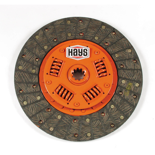 Hays Clutch Disc, Street, Organic, 1 1/16 in.- 10-Spline, 10.5 in. Disc, For Ford, For Mercury, L6, V8, Each
