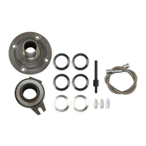 Hays Throwout Bearing, Hydraulic Release Bearing Conversion, Bearing Assembly, Braided Steel Hose, Shims, For Ford, Kit