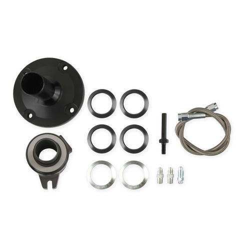 Hays Throwout Bearing, Hydraulic Release Bearing Conversion, Suit Ford Tremec TKX, TKO500 AND TKO600 Bearing Assembly, Braided Bleed Hose, Shims, Kit