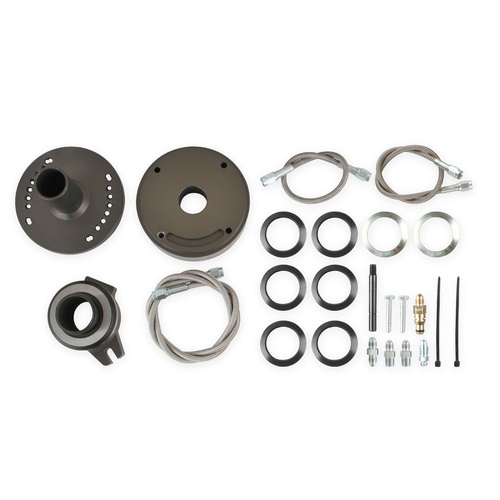 Hays Throwout Bearing, Hydraulic Release Bearing Conversion, Bearing Assembly, Braided Steel Hose, Shims, For Chevrolet, Kit