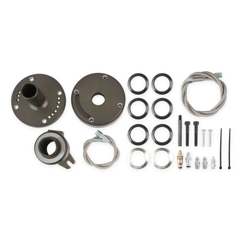 Hays Throwout Bearing, Hydraulic Release Bearing Conversion, Bearing Assembly, Braided Steel Hose, Shims, For Dodge, Kit