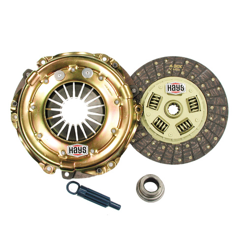 Hays Clutch Kit, Spring Hub, 10 Spline, 10.5 Disc Dia., 1-1/8 in. Input Shaft, 600 Horsepower, Organic, GM, Kit