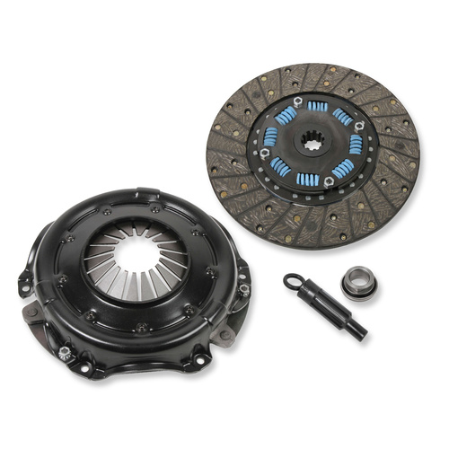 Hays Clutch Kit, Spring Hub, 10 Spline, 11 Disc Dia., 1-1/16 in. Input Shaft, 450 Horsepower, Organic, 1999-04 For Ford Mustang 4.6L, Kit