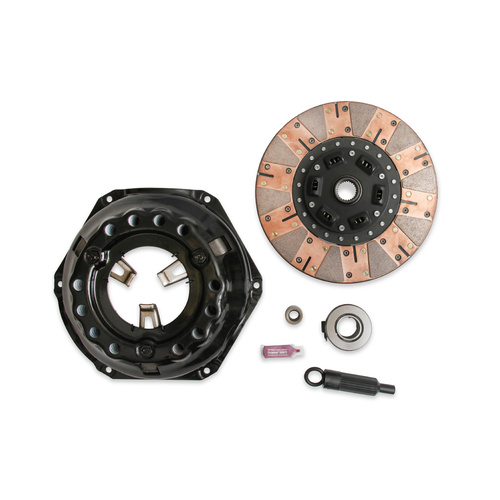 Hays Clutch Kit, Spring Hub, 26 Spline, 11 Disc Dia., 1-1/8 in. Input Shaft, 650 Horsepower, Sintered Metallic, 1955-1985 GM L6/V6/V8, Kit