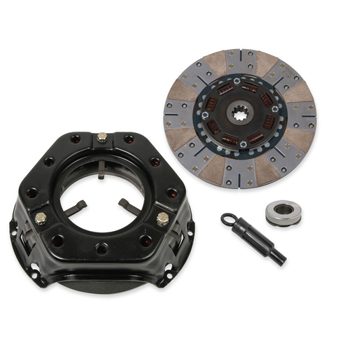 Hays Clutch Kit, Spring Hub, 10 Spline, 10.5 Disc Dia., 1-1/8 in. Input Shaft, 650 Horsepower, Sintered Metallic, 1963-74 For Ford 260/289/302 V8, Kit