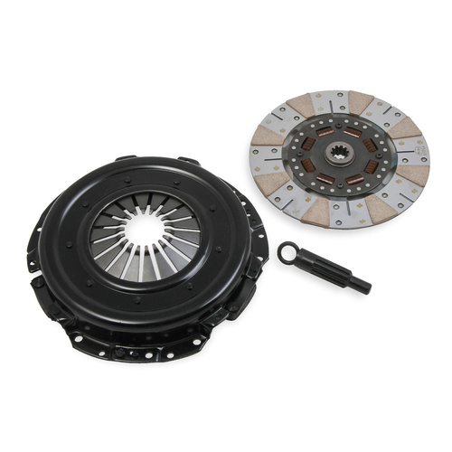 Hays Clutch Kit, Spring Hub, 10 Spline, 11 Disc Dia., 1-1/16 in. Input Shaft, 650 Horsepower, Sintered Metallic, 2005-10 For Ford Mustang 4.6L, Kit