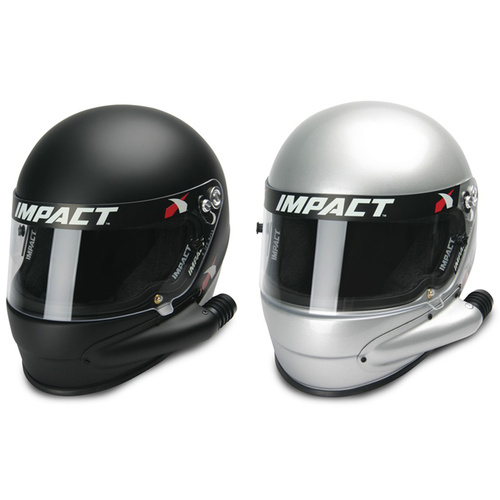 IMPACT Helmet, 1320 Side Air SNELL15 Medium, Flat Black